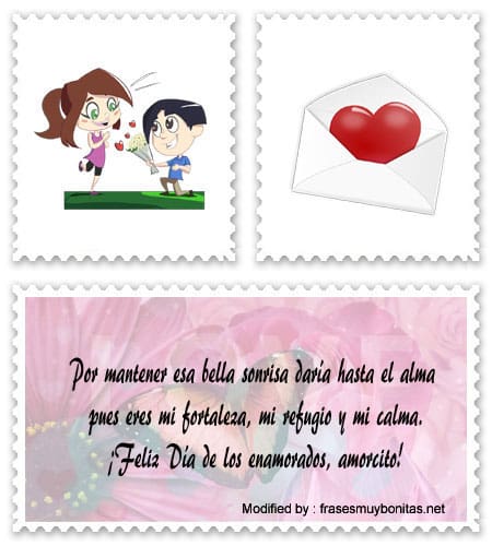 Mensajes de amor para novios por San Valentín para whatsapp .#FrasesDeAmorParaCopiar,#FrasesDeAmorParaTarjetas