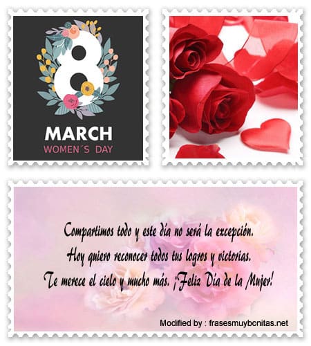 Bonitas tarjetas con dedicatorias de amor para el Día de la Mujer.#SaludosPorElDíaDeLaMujerParaDedicar,#TarjetasPorElDíaDeLaMujerParaDedicar

