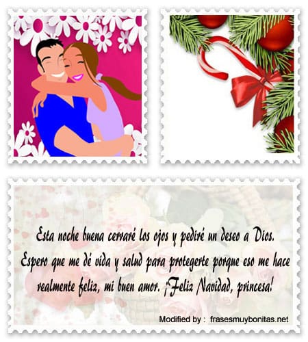 Bellos mensajes de Navidad para mi novia.#SaludosDeNavidadParaMiNovia