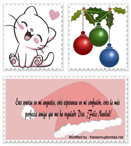 Buscar bonitas frases para enviar en Navidad a mi amiga.#MensajesDeNavidadParaAmigas