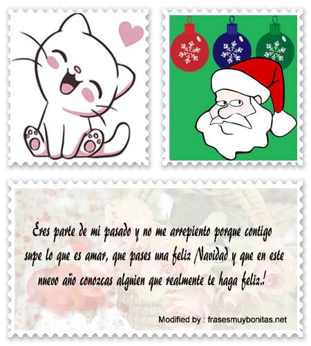 Mensajes y tarjetas para enviar en Navidad a mi ex amor.#TarjetasDeNavidadParEx,#SaludosDeNavidadParaExAmor,#MensajesDeNavidadParaExPareja