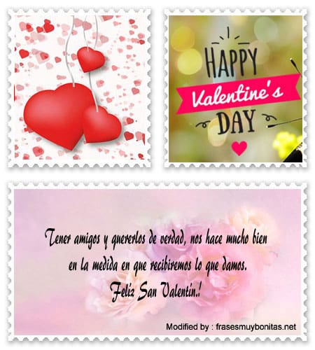 Tiernos mensajes de amistad para San Valentín.#SaludosParaDíaDeLosAmigos