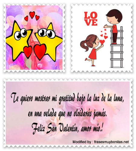 Bonitas frases románticas para San Valentín para novios.#FelízDíaDeSanValentín 