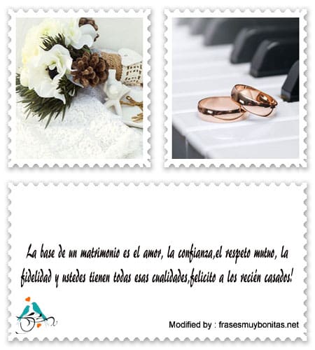Frases para una pareja que se casa.#FelicitacionesPorMatrimonio
