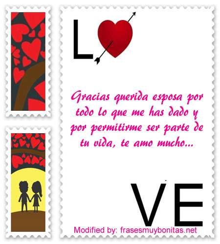 bellas dedicatorias de amor para mi esposa,muy bonitas tarjetas de amor para enviarle a mi esposa