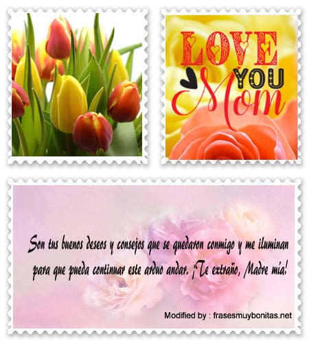 Frases y tarjetas de amor para enviar a Mamá por celular.#FrasesPorDíaDeLaMadreALaDistancia