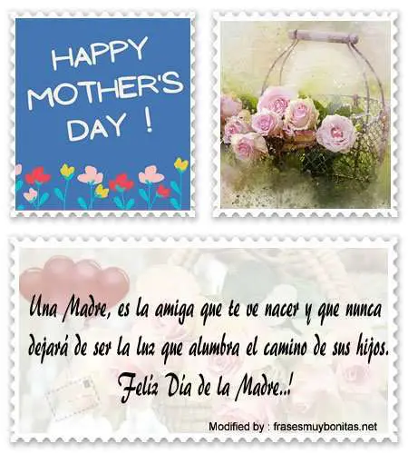 Descargar mensajes de amor para el Día de la Madre para WhatsApp.#SaludosPorElDíaDeLasMadres