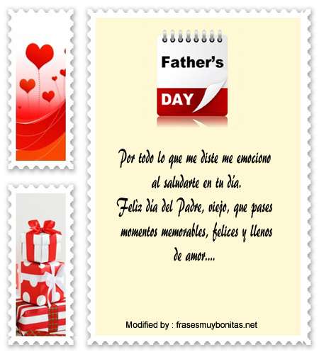 descargar mensajes del Día del Padre,mensajes bonitos para el Día del Padre