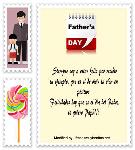 descargar mensajes bonitos para el Día del Padre,mensajes de texto para el Día del Padre