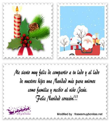 Mensajes y tarjetas para enviar en Navidad a mi esposa.#SaludosDeNavidadParaMiEsposa,#SaludosNavideñosParaMiEsposa