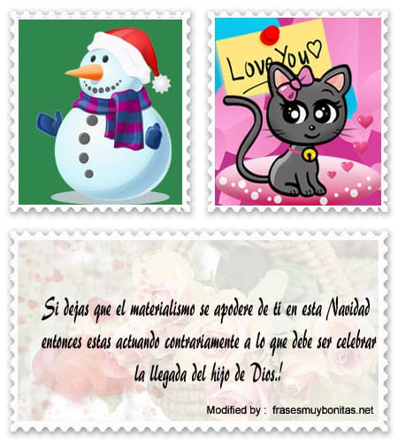 Tarjetas bonitas con dedicatorias de Navidad.#MensajesDeNavidad