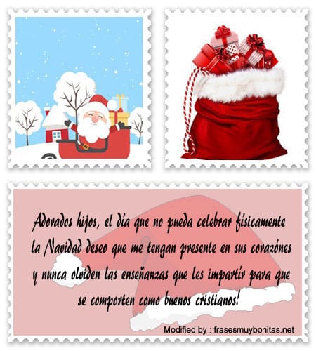 Bonitos mensajes de Navidad para enviar a mis hijos por Whatsapp.#SaludosDeNavidadParaHijos 