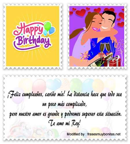 tarjetas de feliz cumpleaños para mandar a mi enamorado por WhatsApp.#SaludosDeCumpleañosParaNovio