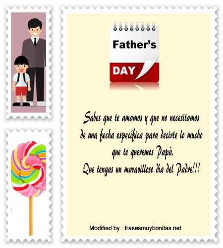 descargar frases y tarjetas bonitas para el Día del Padre
