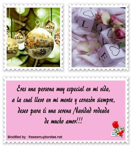 Bonitas tarjetas con frases de amor para Navidad.#SaludosDeNavidadParaAlguienEspecial,#DedicatoriasParaNavidad,#TextosNavideñosParaAmigas,#FelicitacionesParaNavidad