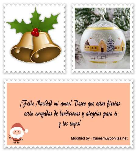 Originales mensajes de Navidad para mi Novio.#FrasesDeNavidadParaMiAmor,#SaludosNavidenosParaNovios,#SaludosNavidenosParaParejas