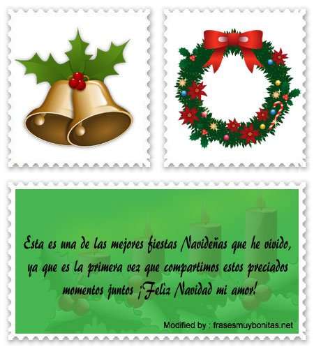Buscar textos cortos por Navidad para WhatsApp y Facebook.#FrasesDeNavidadParaMiAmor,#SaludosNavidenosParaNovios,#SaludosNavidenosParaParejas