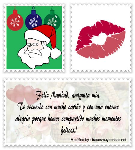 Frases bonitas para enviar en Navidad a mi amiga.#SaludosDeNavidadParaMiAmiga