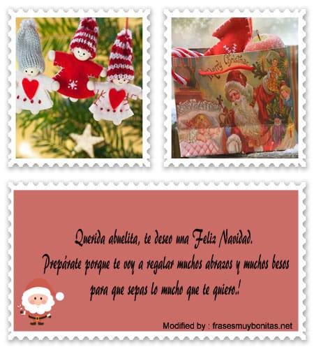 Buscar textos cortos por Navidad para Whatsapp y Facebook.#SaludosDeNavidadParaLosAbuelos