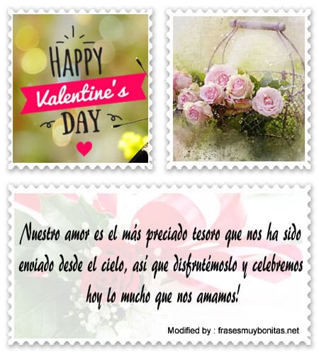 Buscar textos bonitos para San Valentín para enviar por WhatsApp.#SaludosDeAmoryAmistadParaMiNovia