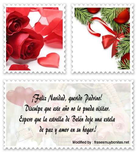 Descargar originales dedicatorias de Navidad para mi Padrino.#MensajesDeNavidad,#FrasesDeNavidad,#SaludosDeNavidad