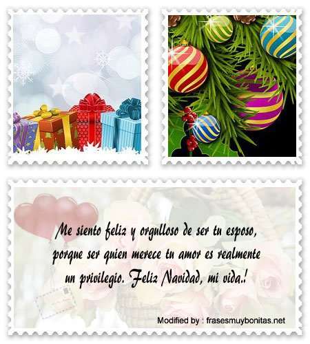 tarjetas para enviar en Navidad a mi esposo.#MensajesDeNavidad,#FrasesDeNavidad,#SaludosDeNavidad