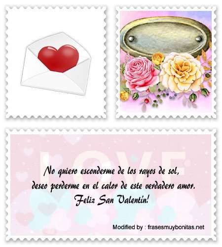 buscar textos bonitos de Felíz San Valentín para Messenger.#SaludosParaSanValentín