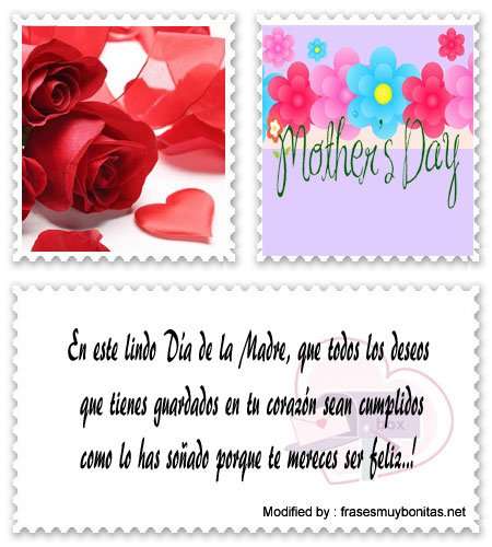 Descargar mensajes para el Día de la Madre para celulares.#SaludosPorElDíaDeLaMadre