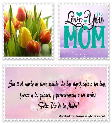 Descargar mensajes del Día de la Madre para Messenger.#SaludosPorElDíaDeLaMadre