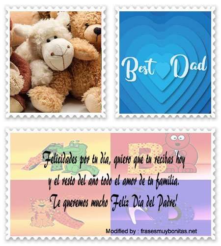 originales sms para el Día del Padre para celular .#SaludosParaEl DíaDelPadre