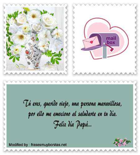 descargar frases y tarjetas bonitas para el Día del Padre.#SaludosPorElDíaDelPadre