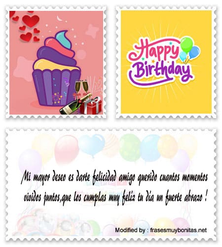 Originales dedicatorias de Felíz cumpleaños para enviar por Messenger.#SaludosDeCumpleaños,#FelicitacionesDeCumpleaños