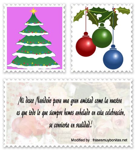 Mensajes y tarjetas para enviar en Navidad a mi amiga.#TarjetasDeNavidad,#SaludosDeNavidad