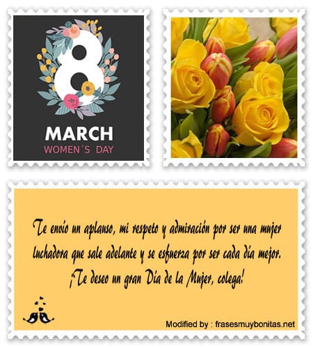 Bonitas postales para felicitar el Día de la Mujer.#FrasesParaDiaDeLaMujer,#DedicatoriasParaDiaDeLaMujer