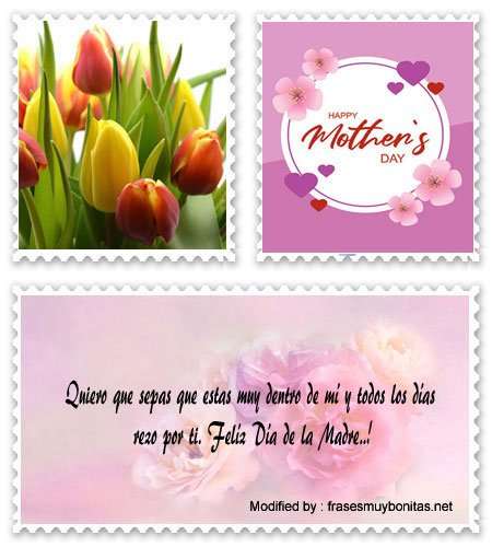 Bonitas tarjetas con pensamientos de amor para el Día de la Madre para Facebook.#SaludosDíaDeLaMadre