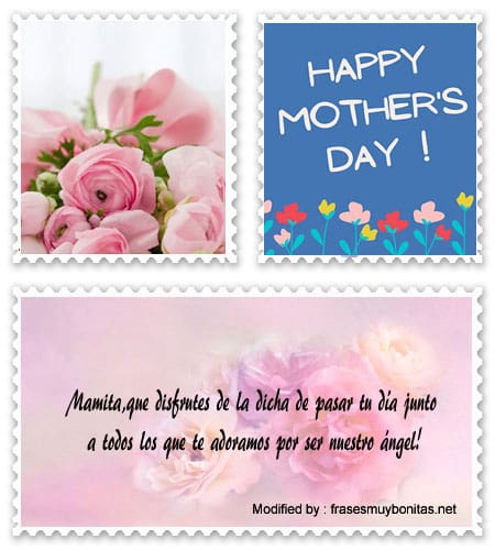 Frases y tarjetas de amor para enviar a Mamá por celular.#MensajesParaDíaDeLaMadre,#TarjetasParaDíaDeLaMadre
