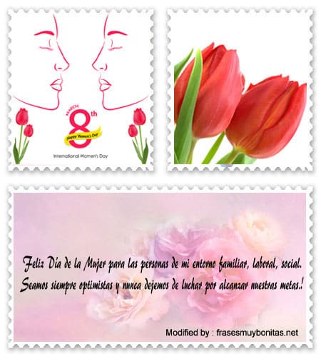 Bonitas postales para felicitar el Día de la Mujer.#FrasesParaElDíaDeLaMujer 