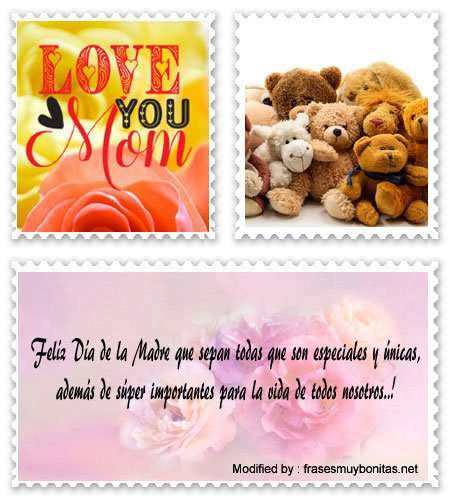 Bonitas tarjetas con pensamientos de amor para el Día de la Madre para Facebook.#TarjetasPorElDíaDeLaMadre