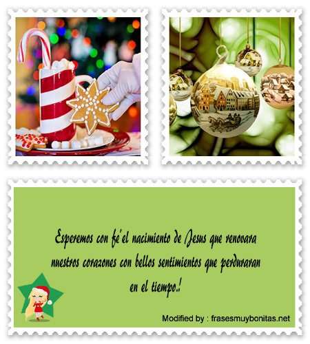 tarjetas con mensajes cristianas para Navidad