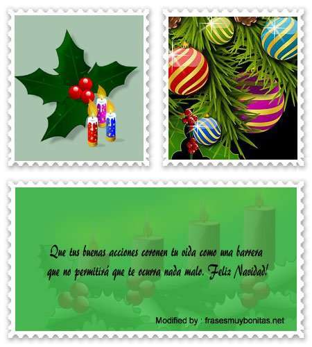 tarjetas con frases lindas de Navidad