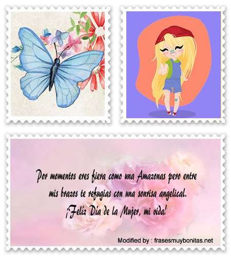 bonitas postales para felicitar el Día de la Mujer.#SaludosParaDíaDeLaMujer
