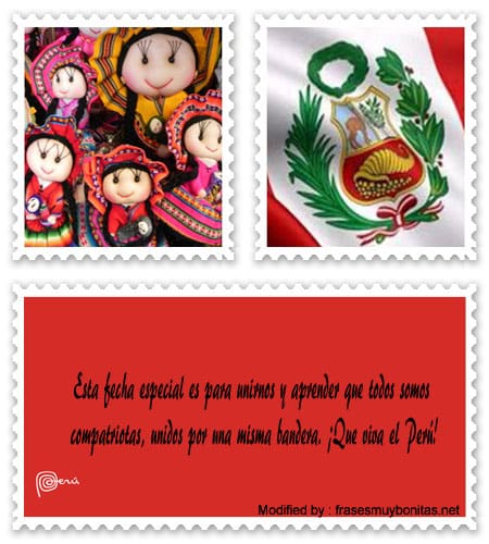Bonitos y originales saludos de Fiestas Patrias Perú para WhatsApp.#FrasesParaFiestasPatrias,#MensajesParaFiestasPatrias