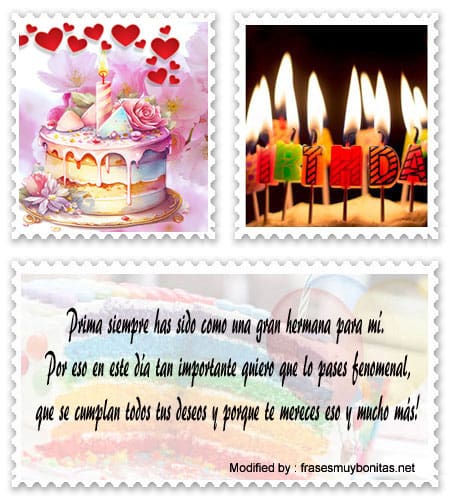 mensajes de cumpleaños para mi prima.#MensajitosDeCumpleañosParaMiPrima #MensajesDeCumpleañosParaMiPrima