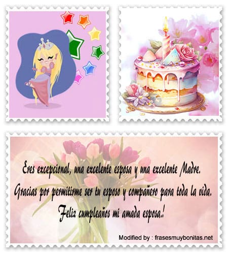 Palabras de cumpleaños para mi esposa.#MensajesDeCumpleañosParaMiPareja,#SaludosDeCumpleañosParaMiNovia