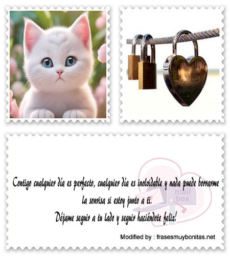 buscar las mejores palabras y tarjetas románticas para enviar a mi novia por WhatsApp .#DeclaracionesDeAmorParaNovios #FrasesRomanticasParaNovios