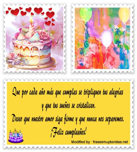 buscar frases originales de feliz cumpleaños para mi amor.#MensajesRománticosDeCumpleaños,#FelicitacionesDeCumpleañosParaMiNovio