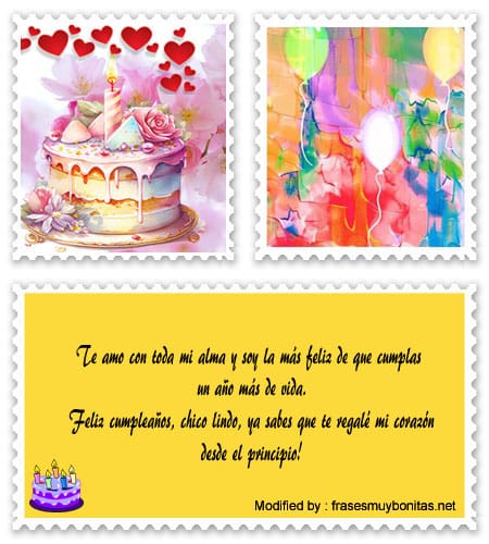 Descargar mensajes de cumpleaños para mi novio.#FrasesDeCumpleañosParaMiPareja, #MensajesDeCumpleañosParaMiPareja