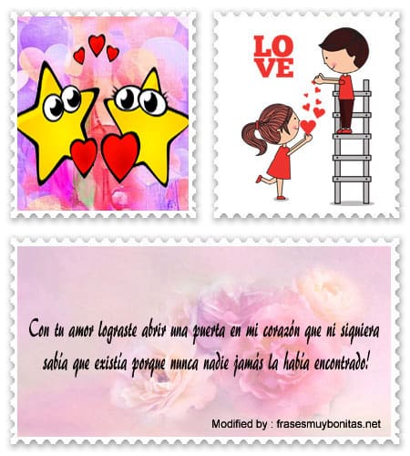 Buscar mensajes originales de amor para enamorar a mi pareja.#FrasesDeAmorParaNovios #FrasesDeAmor 