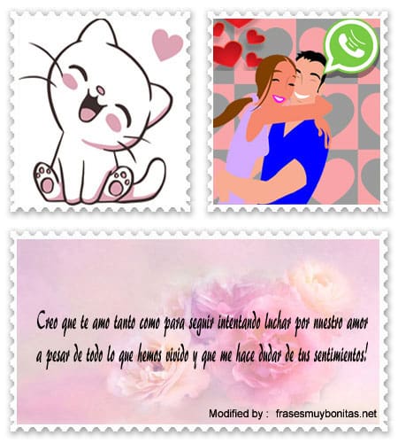 Tíernos mensajes de amor para compartír en Facebook.#FrasesRománticasNovios,#FrasesDeAmorParaDedicarEnviar