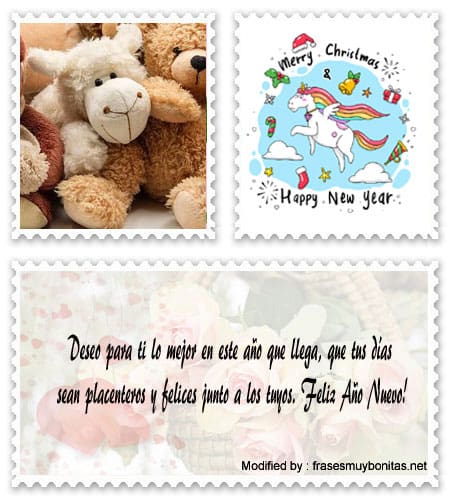 Bonitas tarjetas con dedicatorias de amor de Año Nuevo.#DeseosDeAñoNuevo,#TextosDeAñoNuevo